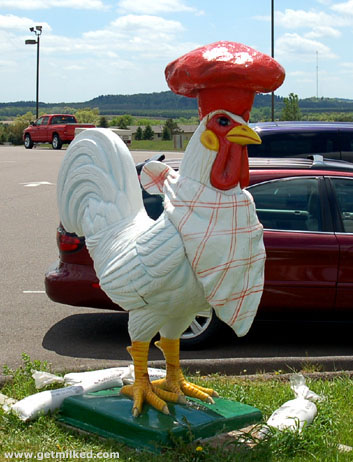 Great Moments In Rural Art: Chicken Bib